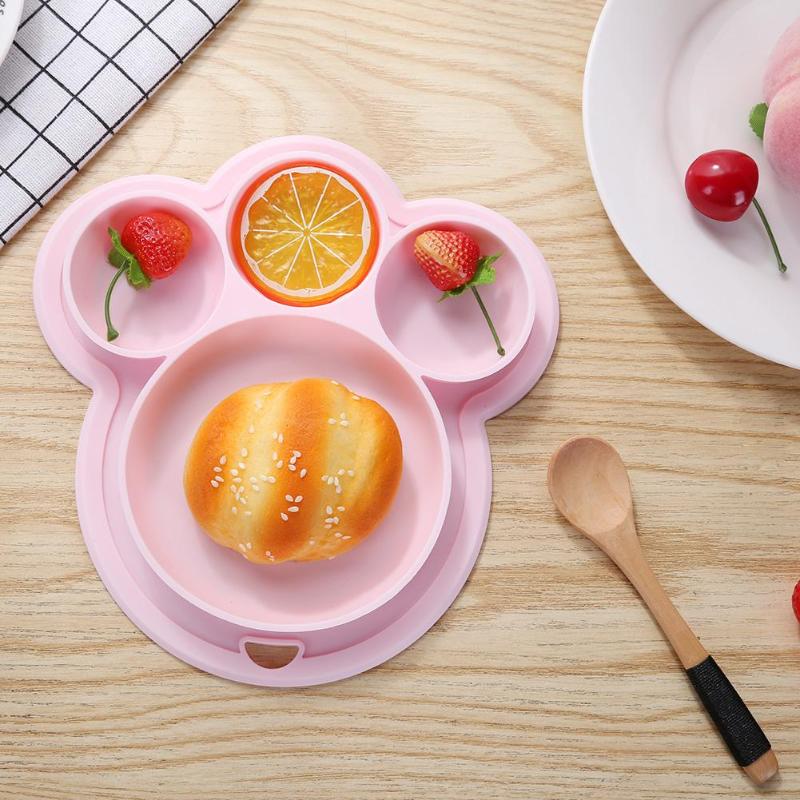 Silicone Baby Plate Feeding Bowl